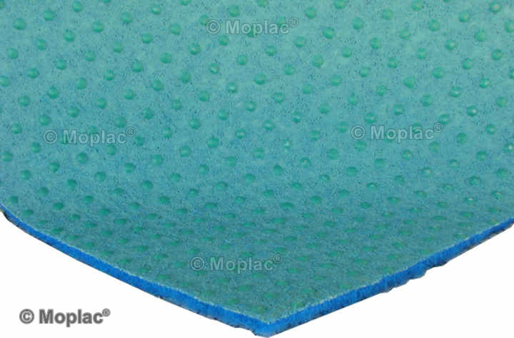 Moquette per esterno Park blu con tacchetti drenanti