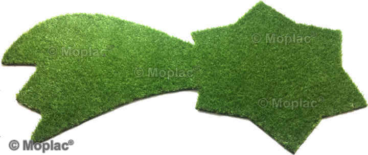 tappeto  Tappeto in erba sintetica a forma di cometa per albero  di Natale